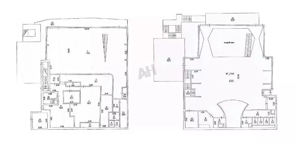 Помещение свободного назначения в Москва просп. Мира, 28 (732 м) - Фото 2
