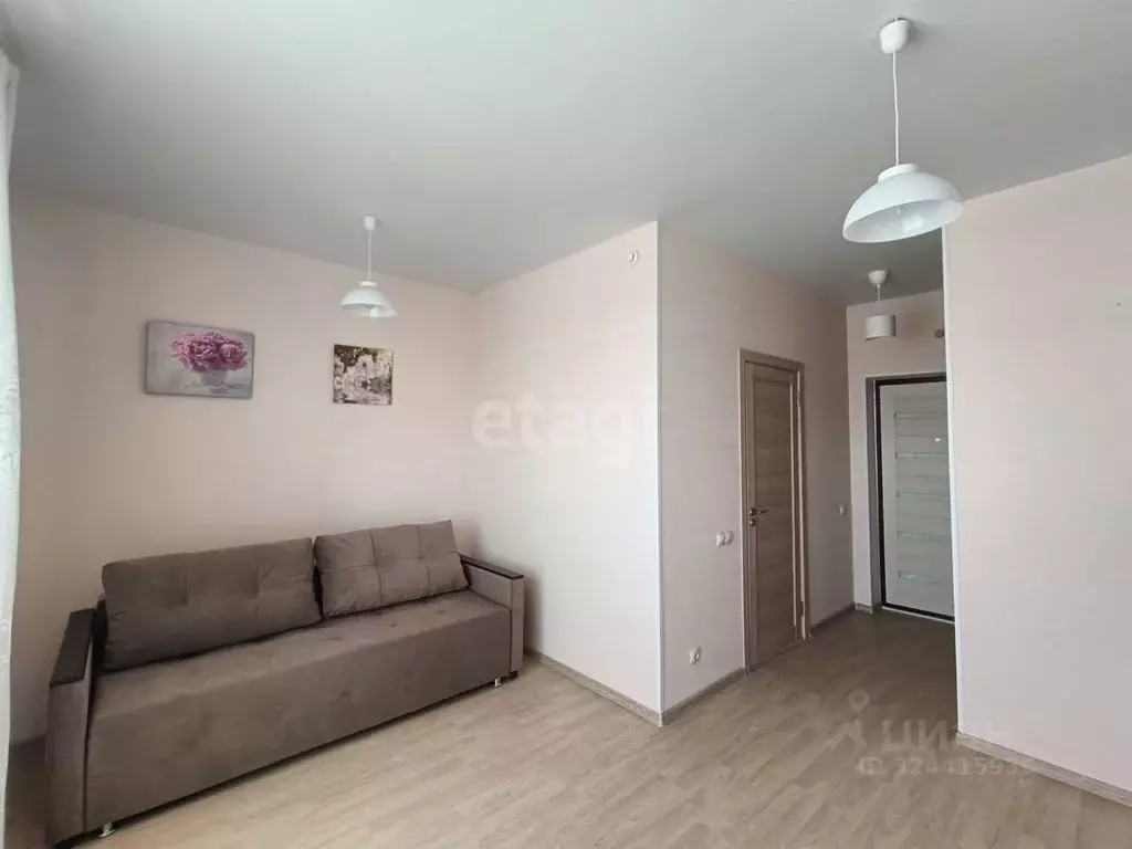 Студия Тюменская область, Тюмень ул. Владимира Бахарева, 3к1 (25.0 м) - Фото 2