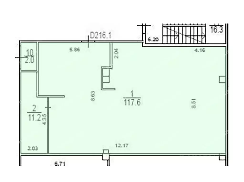Офис в Москва Верейская ул., 29С134 (217 м) - Фото 2