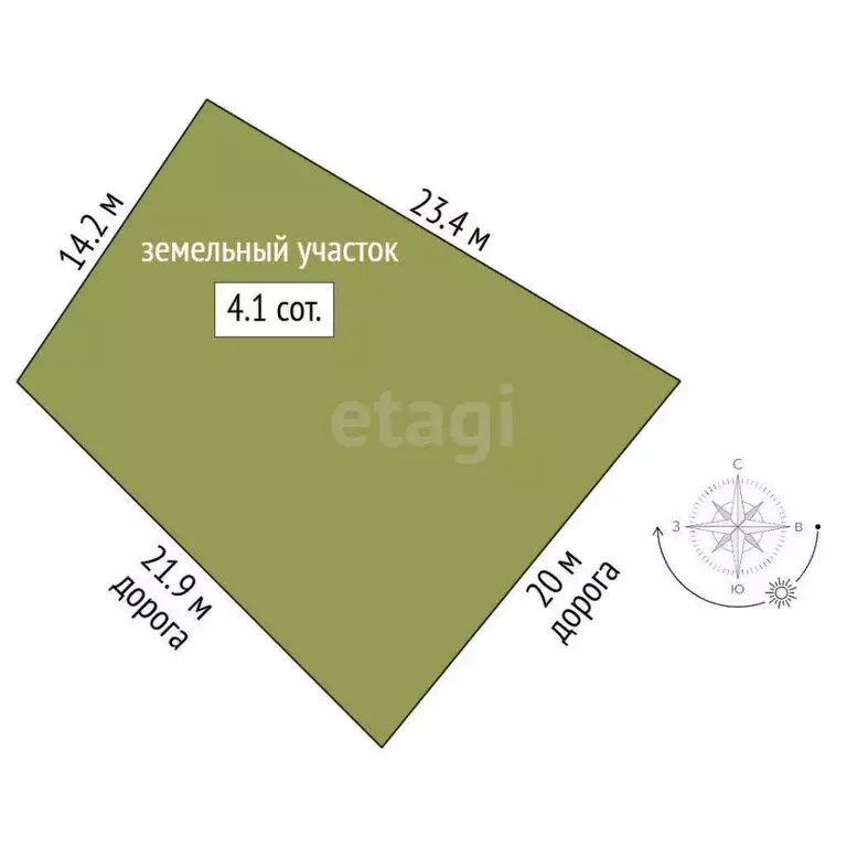 Участок в Марий Эл, Медведевский район, Азановское с/пос, с. Азаново ... - Фото 2