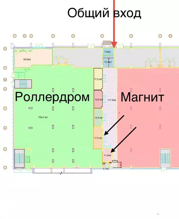 Торговая площадь в Санкт-Петербург пос. Парголово, ул. Брюлловская, 5 ... - Фото 2