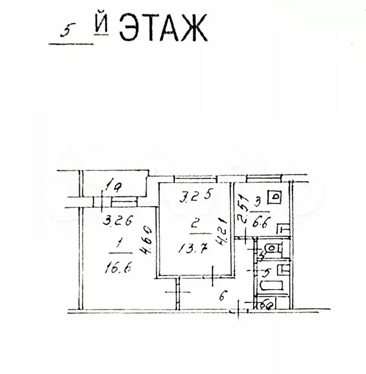 2-к. квартира, 45,8 м, 5/12 эт. - Фото 0