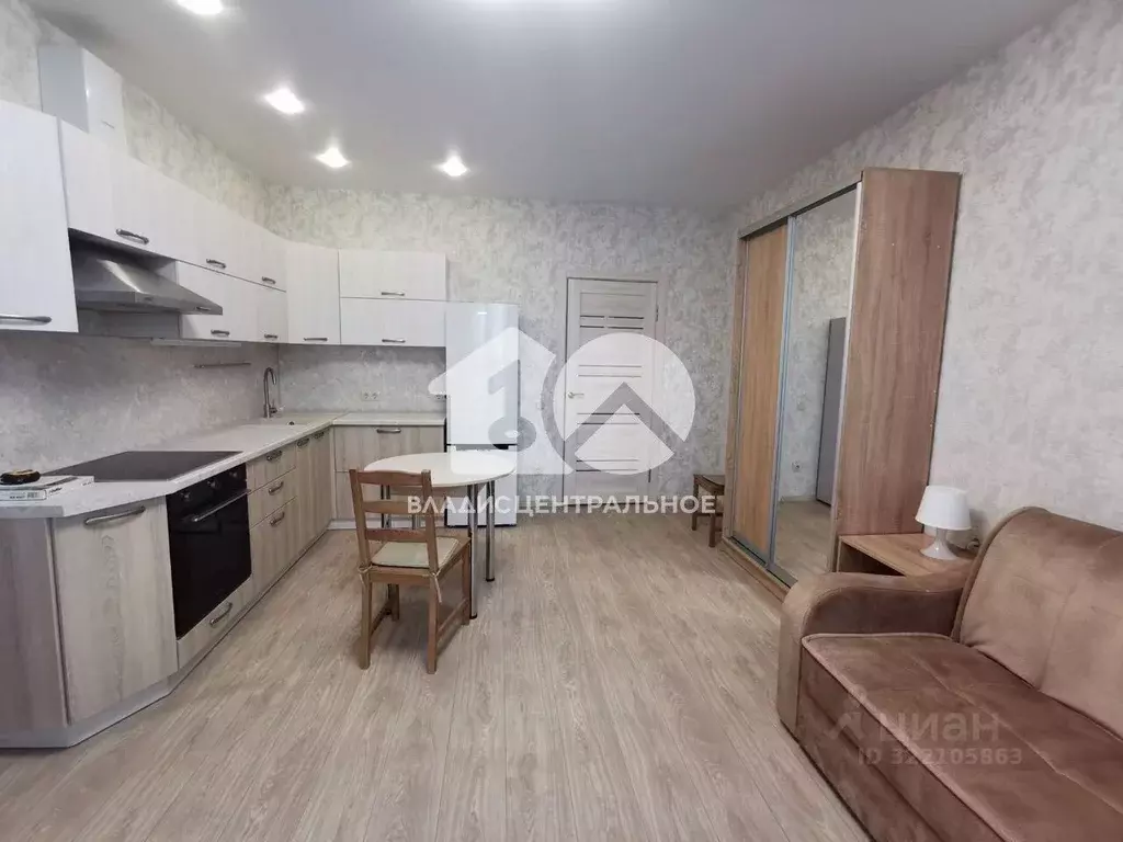 Студия Новосибирская область, Новосибирск ул. Некрасова, 41 (29.0 м) - Фото 2