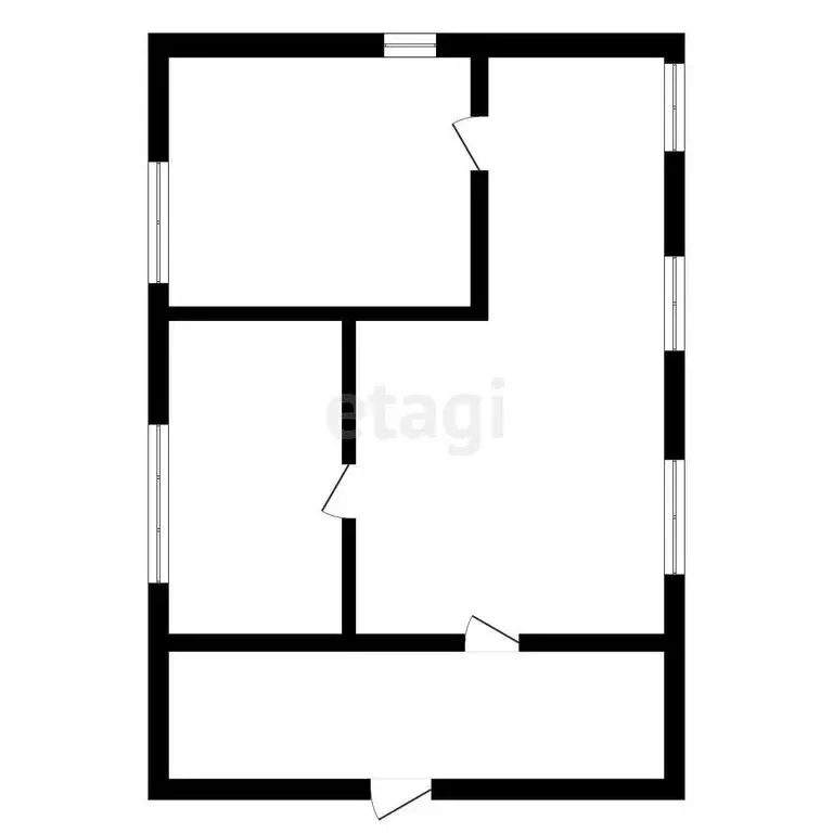 Дом в село Вознесенка, улица Юности (60.4 м) - Фото 1