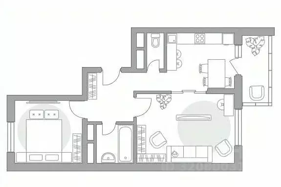 2-к кв. Московская область, Балашиха ул. Дмитриева, 10 (54.02 м) - Фото 1