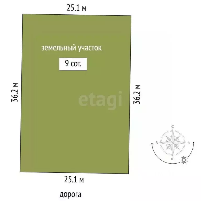 Участок в Тюменская область, Нижнетавдинский муниципальный округ, ... - Фото 2