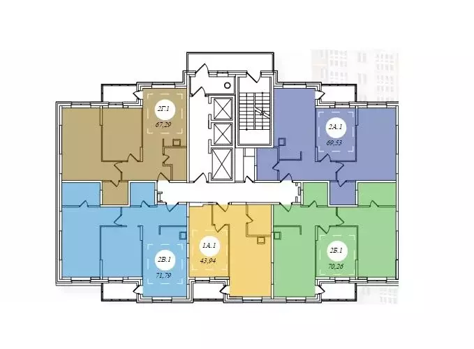 2-к кв. Ханты-Мансийский АО, Сургут Игоря Киртбая ул., 1А (67.29 м) - Фото 2