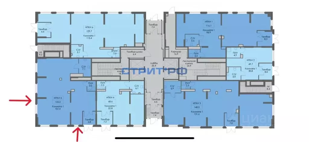 Торговая площадь в Московская область, Мытищи Ярославский квартал ... - Фото 2