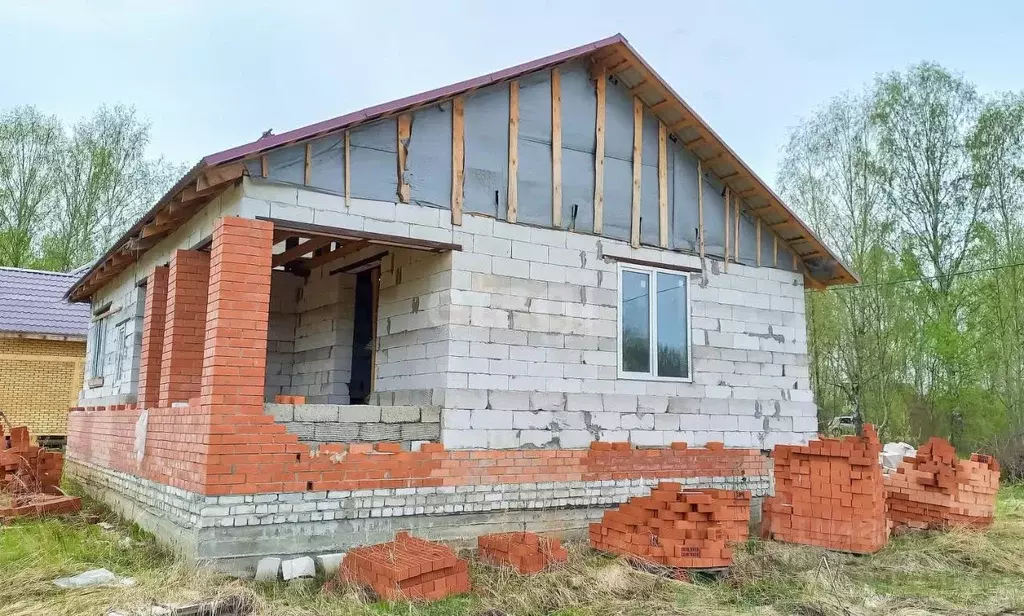 Дом в Ярославская область, Некрасовское рп ул. Сиреневая (85 м) - Фото 1