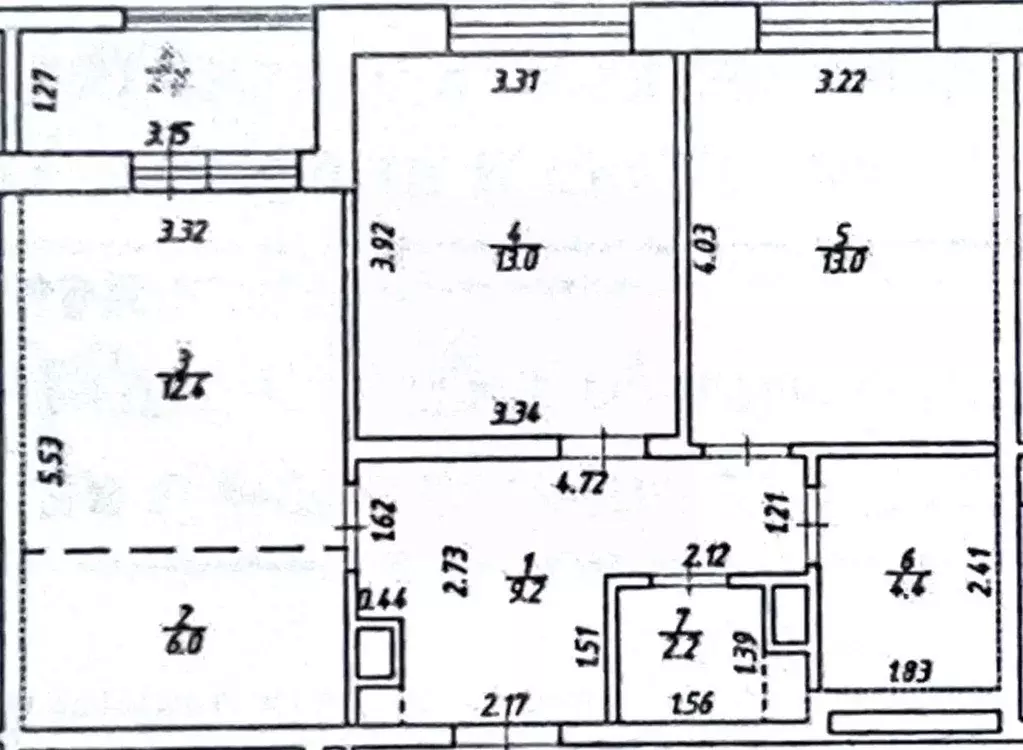 3-к кв. Удмуртия, Ижевск ул. Холмогорова, 105 (60.2 м) - Фото 2