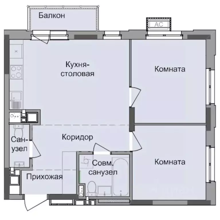 2-к кв. Удмуртия, Ижевск Северо-Западный жилрайон, 4-й мкр, Истории ... - Фото 0
