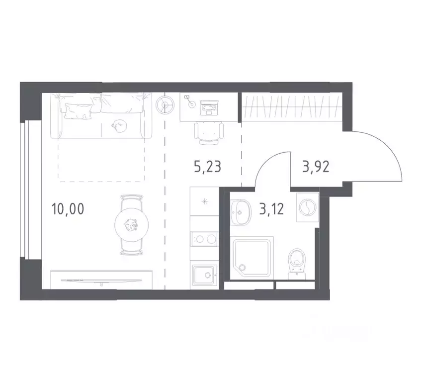 1-к кв. Московская область, Химки городской округ, д. Юрлово Пятницкие ... - Фото 1