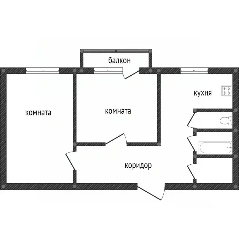 3-к кв. Воронежская область, Воронеж ул. Генерала Лизюкова, 70а (68.5 ... - Фото 1
