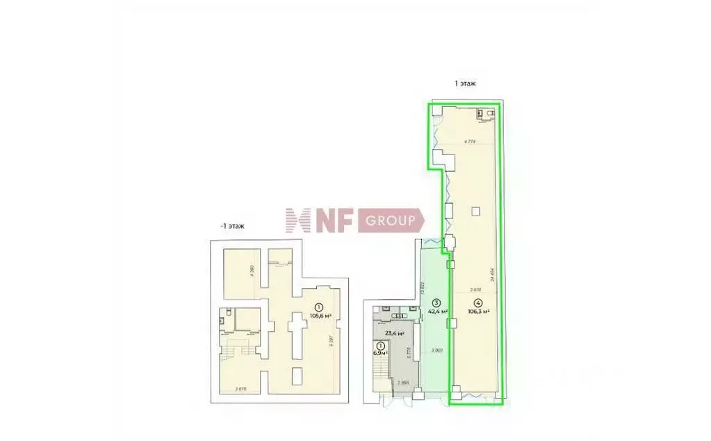 Торговая площадь в Москва ул. Сретенка, 27С7 (106 м) - Фото 2