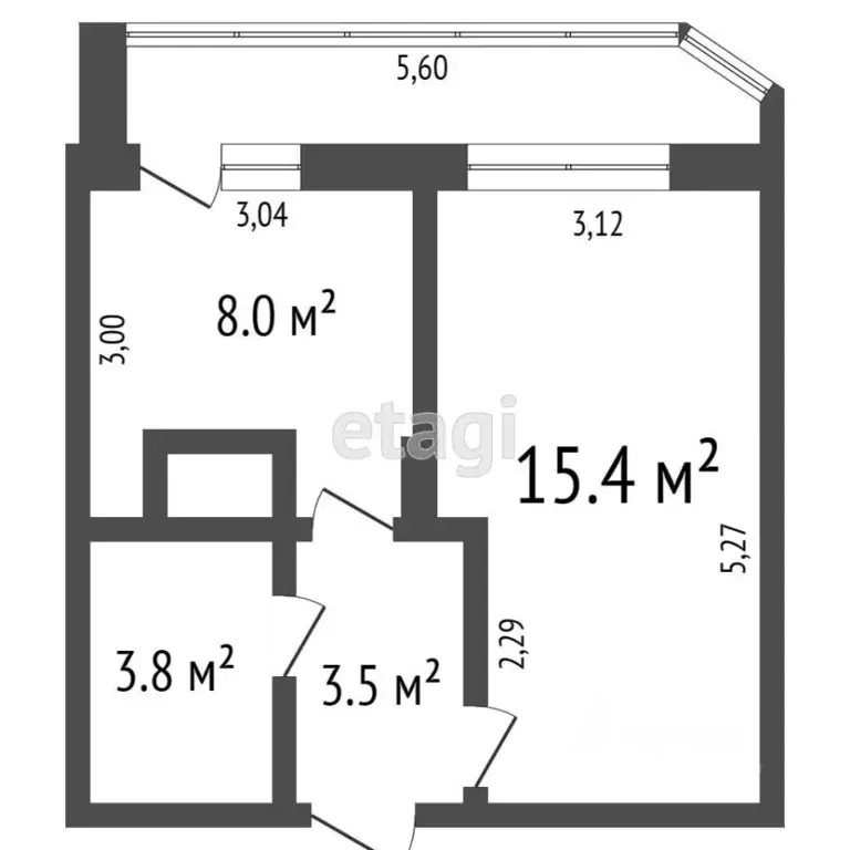1-к кв. Ульяновская область, Ульяновск ул. Минаева, 3 (31.5 м) - Фото 1