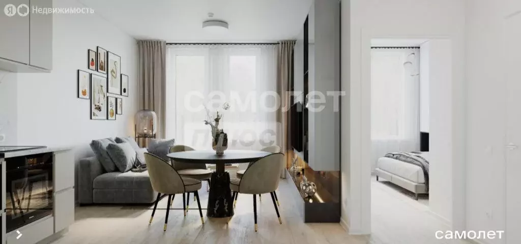 1-комнатная квартира: деревня Лаголово, жилой комплекс Квартал ... - Фото 2