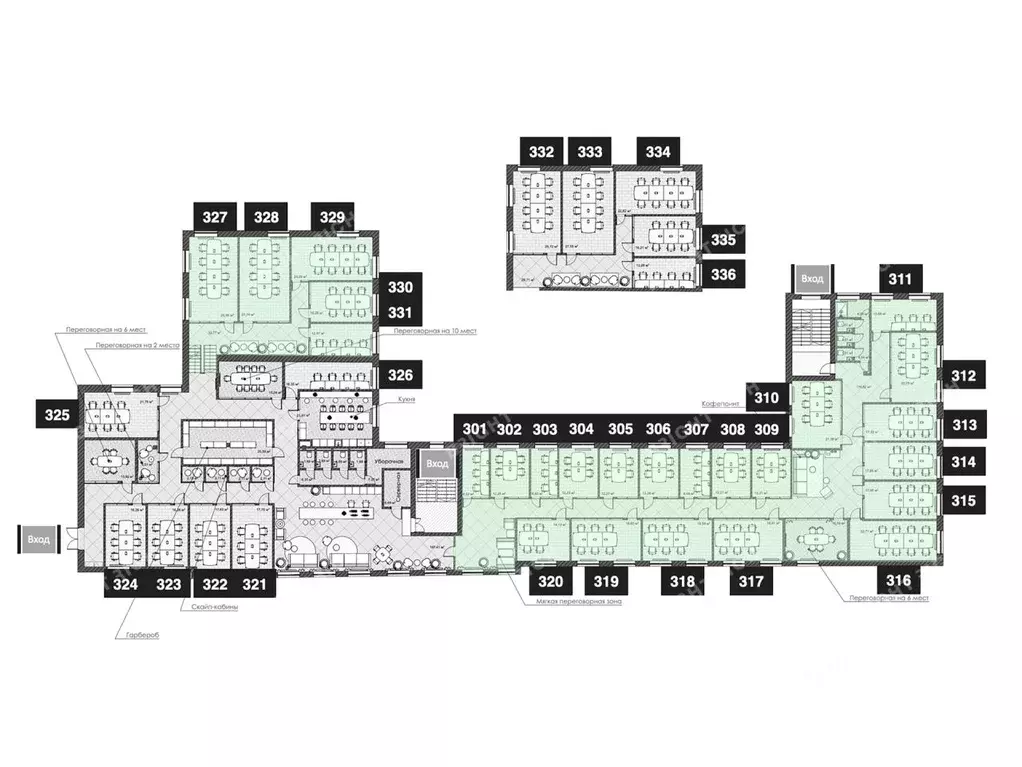 Офис в Москва Холодильный пер., 3 (650 м) - Фото 2