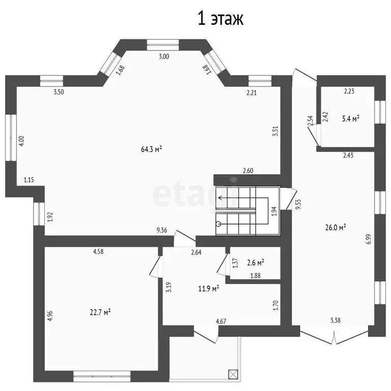 Дом в село Перевалово, Кедровая улица (190 м) - Фото 2