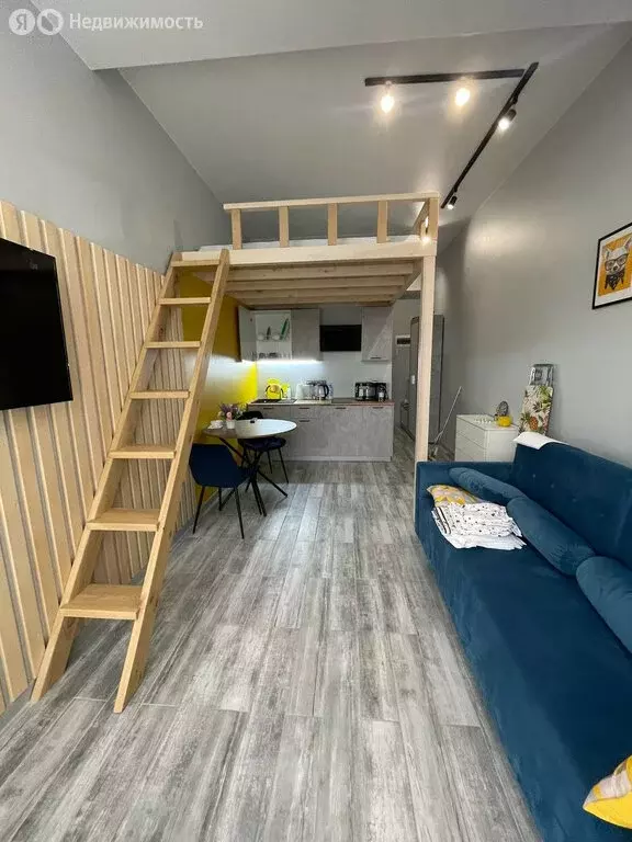 Квартира-студия: Сочи, микрорайон Больничный городок, Дагомысский ... - Фото 1