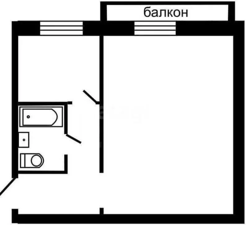 1-комнатная квартира: Иншинский, 9 (31 м) - Фото 1