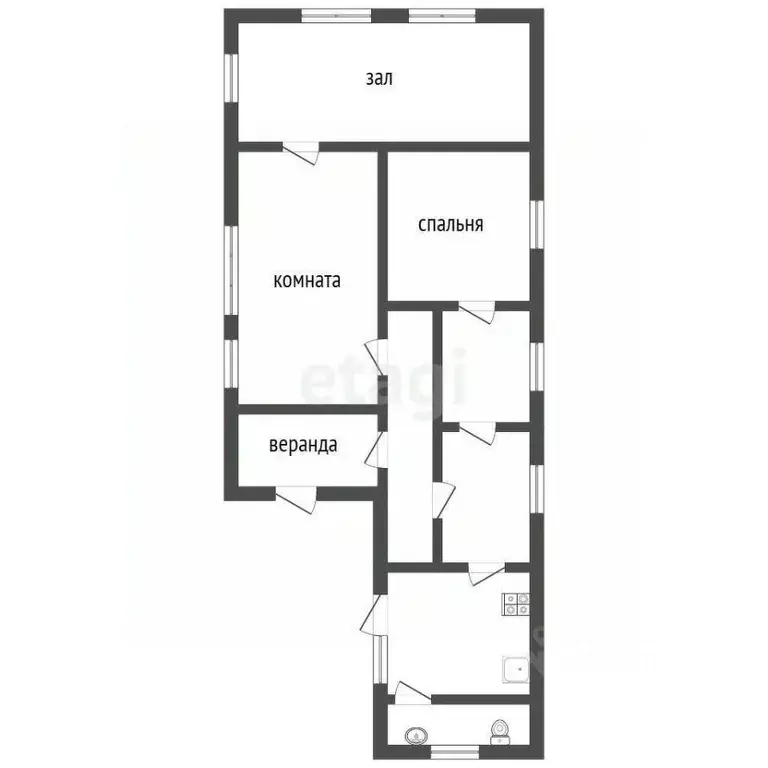 Дом в Ростовская область, Батайск Кооперативная ул. (60 м) - Фото 1
