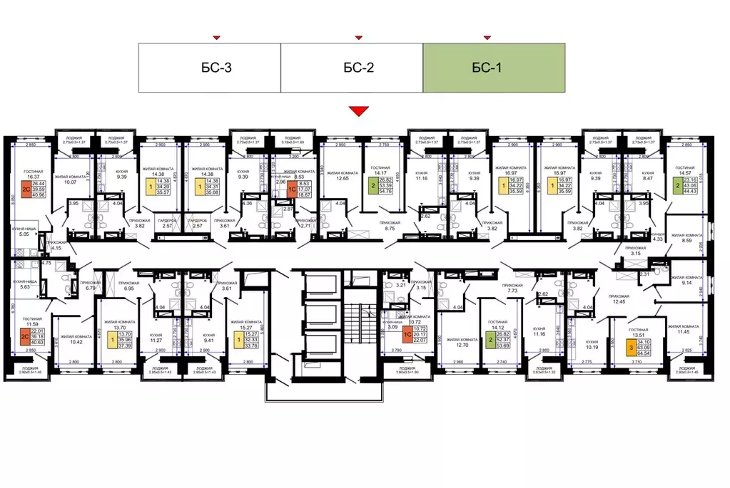 2-к кв. Ростовская область, Ростов-на-Дону Элеваторный пер., 6/2А ... - Фото 2