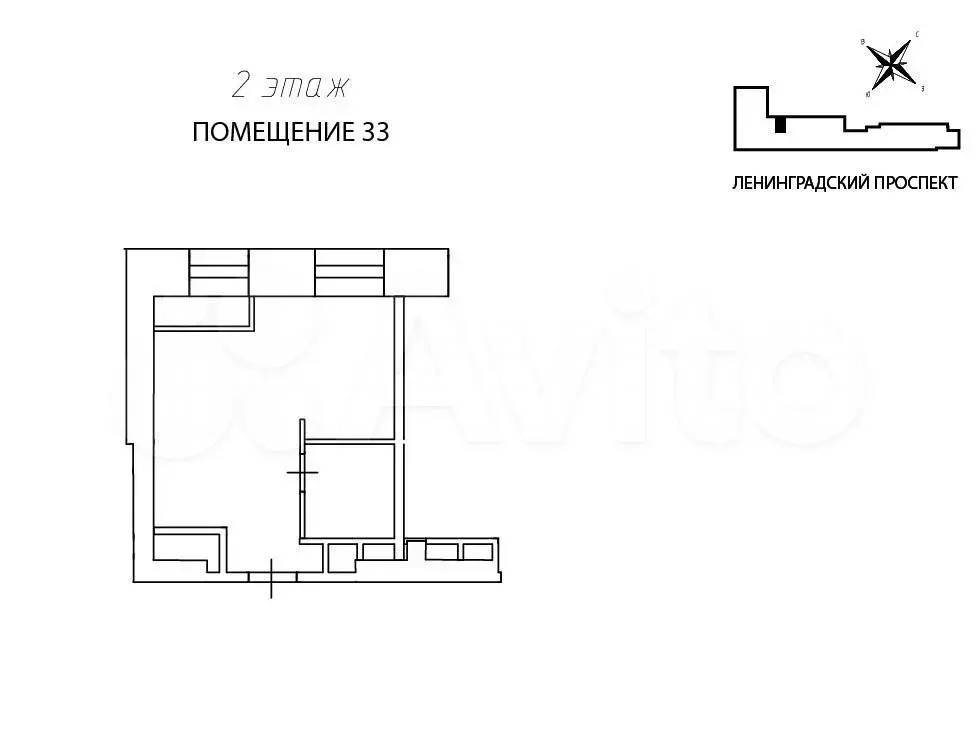 офис 25.8 кв.м - Фото 0