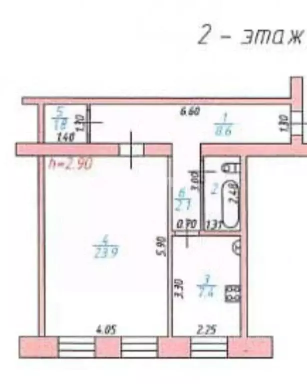 1-к кв. Ивановская область, Фурманов ул. Нижний Двор, 38 (43.0 м) - Фото 2