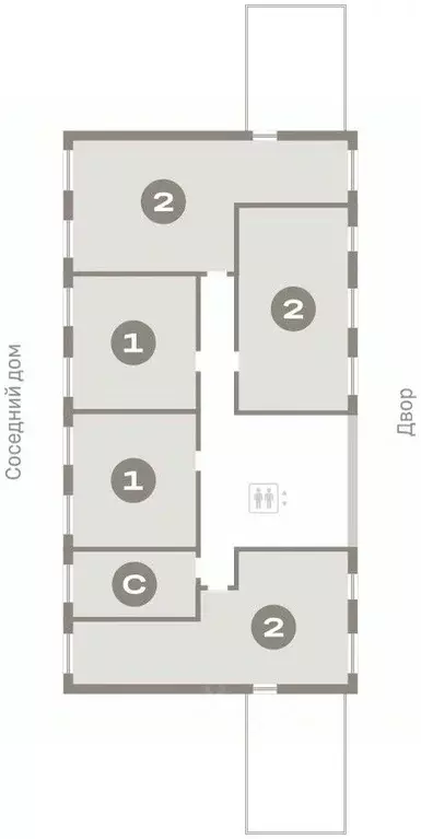 1-к кв. Новосибирская область, Новосибирский район, Краснообск рп, 3-й ... - Фото 2