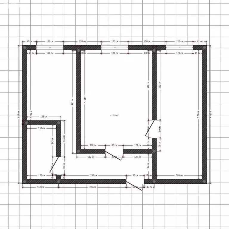 2-комнатная квартира: Казань, Ягодная улица, 45 (37.1 м) - Фото 1
