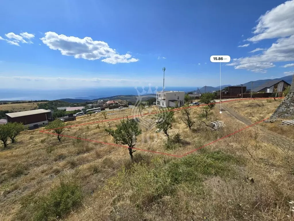 Участок в Крым, Алушта муниципальный округ, с. Лучистое 1 (15.86 сот.) - Фото 1