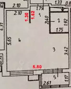 1-к кв. Московская область, Мытищи городской округ, пос. Нагорное ... - Фото 2