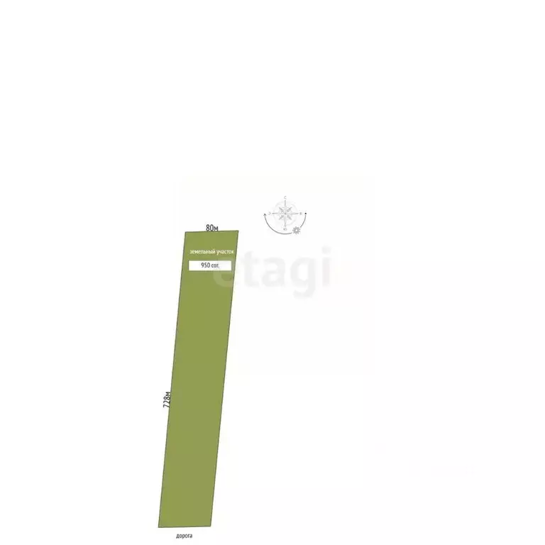 Участок в Крым, Кировский район, с. Приветное ул. Трудовая (950.0 ... - Фото 2