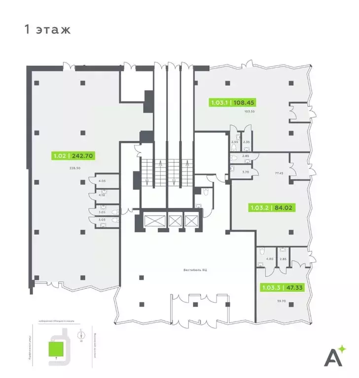 Офис в Санкт-Петербург Московский просп., 65Э (6966 м) - Фото 2