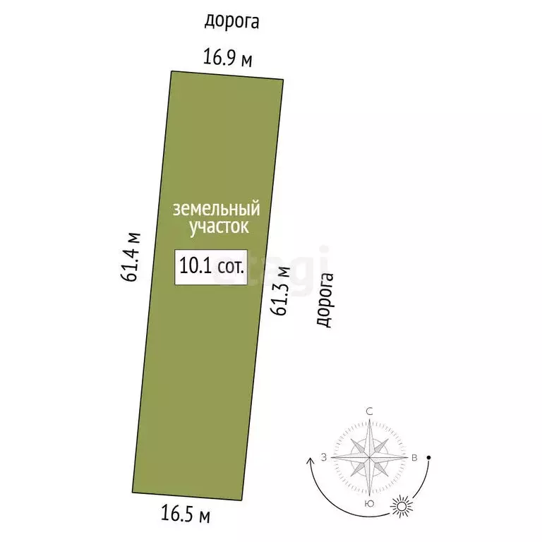 Участок в Тюмень, садовое товарищество Поле Чудес, Зелёная улица (1010 ... - Фото 1