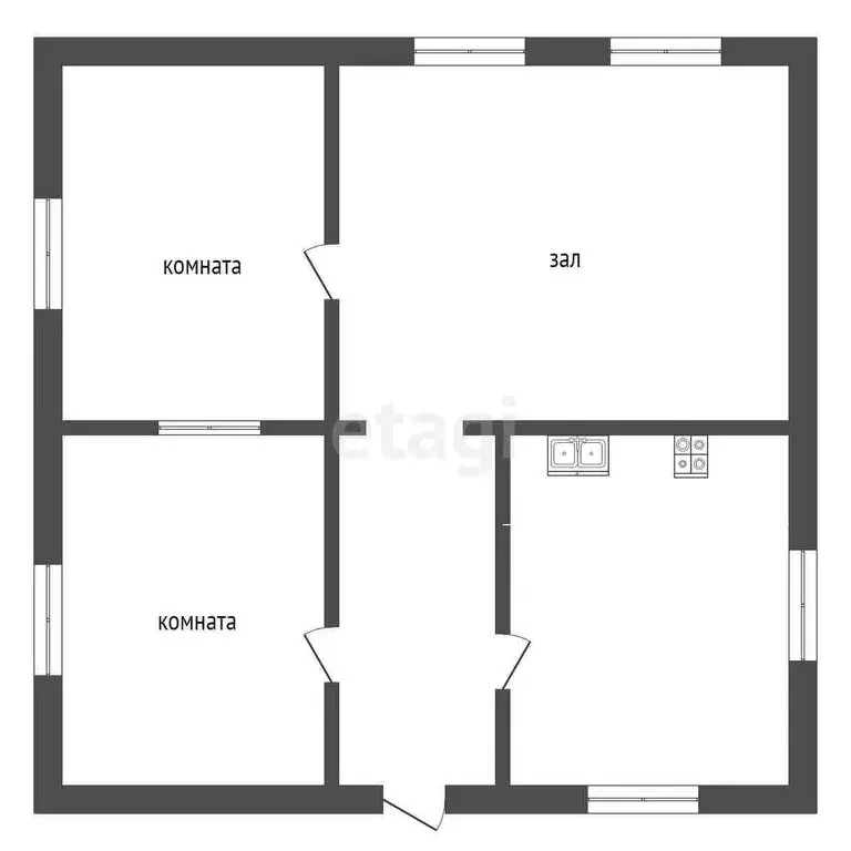 Дом в Тюменская область, Заводоуковский муниципальный округ, посёлок ... - Фото 1