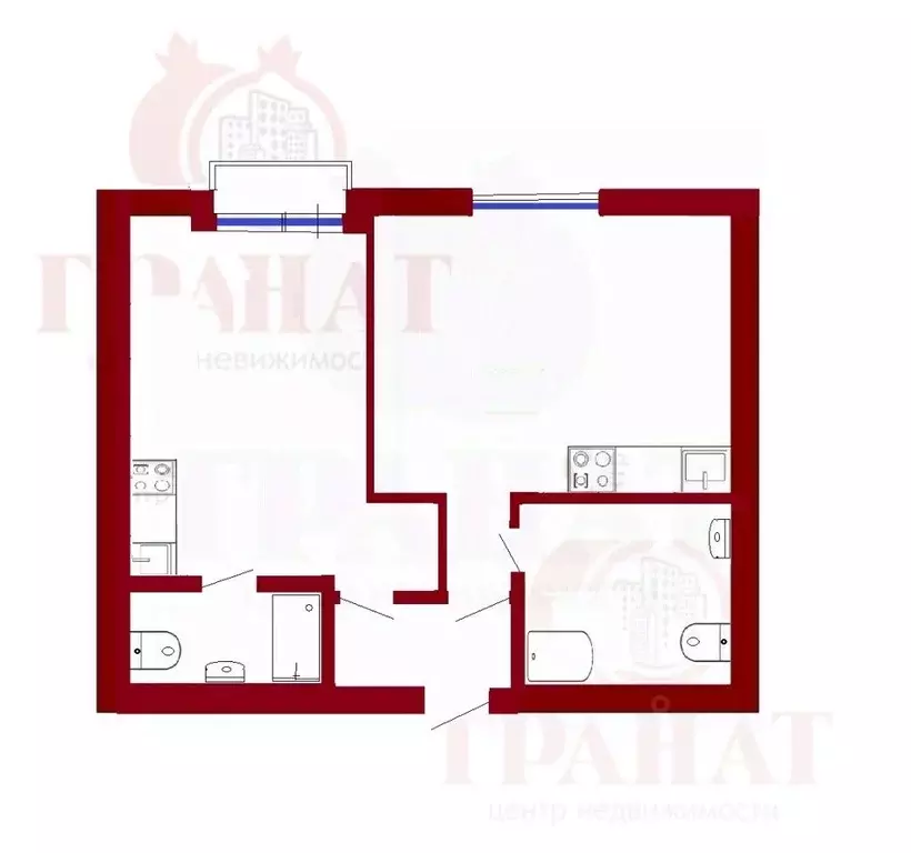 Студия Свердловская область, Екатеринбург ул. Титова, 25А (27.9 м) - Фото 1