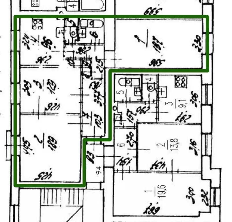 3-к кв. Санкт-Петербург ул. Фрунзе, 16 (76.3 м) - Фото 1