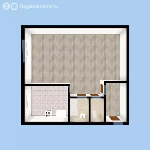 1-комнатная квартира: Пермь, Краснополянская улица, 12 (33 м) - Фото 1