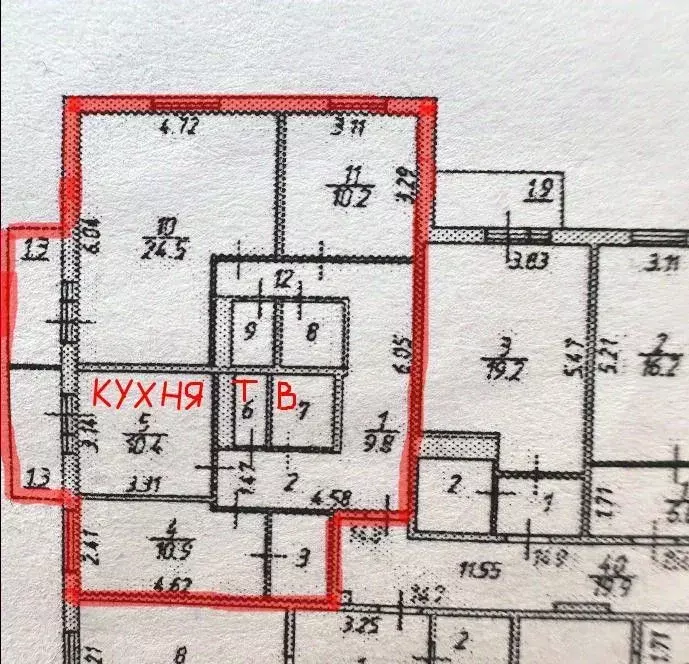 3-к кв. Псковская область, Псков Инженерная ул., 134 (84.4 м) - Фото 2