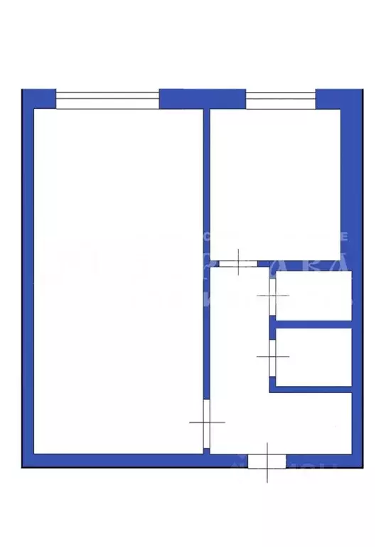 1-к кв. Кемеровская область, Топки Топкинская ул., 25 (30.4 м) - Фото 1