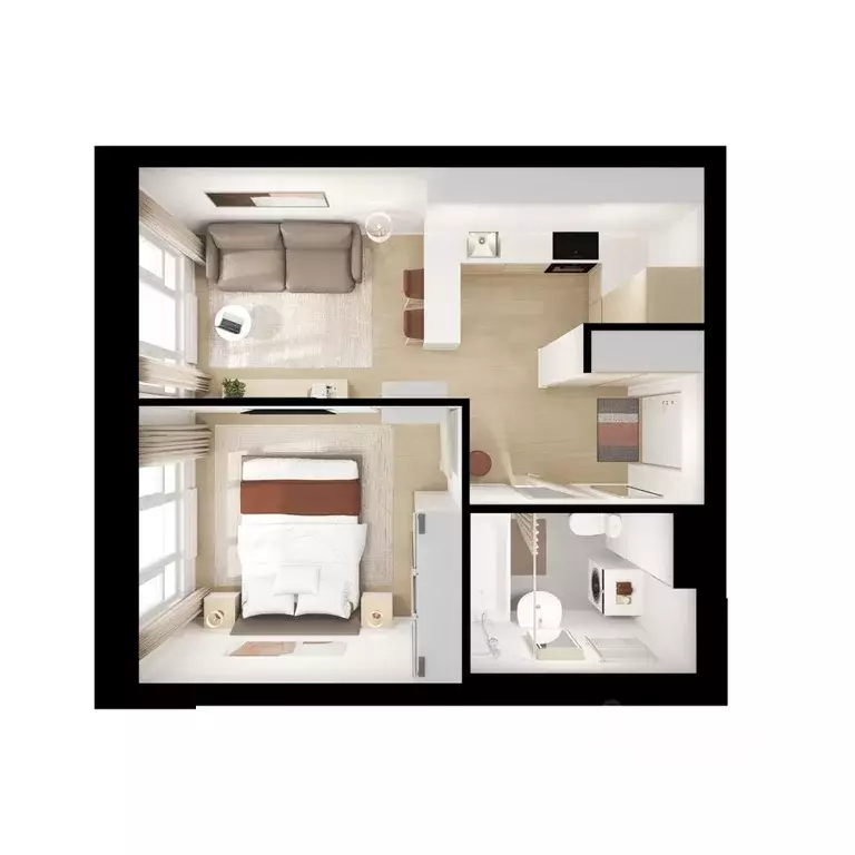 1-к кв. Московская область, Котельники Парковый мкр, Белая Дача Парк ... - Фото 2