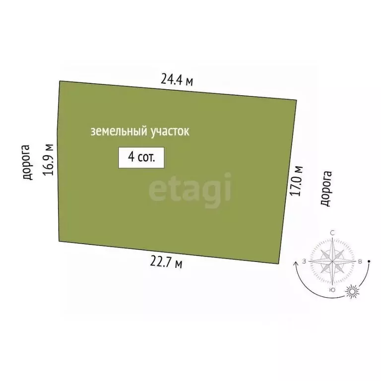 Участок в Тюменская область, Тюменский муниципальный округ, д. ... - Фото 2