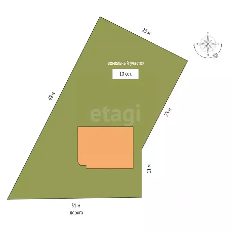 Дом в Забайкальский край, Чита № 122 Клин ТСН, 85 (335 м) - Фото 1