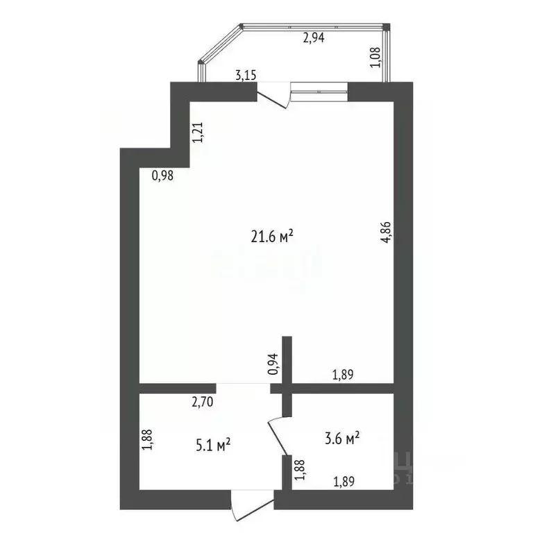 Студия Амурская область, Благовещенск Зейская ул., 323 (30.3 м) - Фото 0