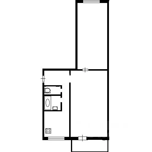 2-к кв. Тульская область, Ефремов ул. Ломоносова, 8 (45.0 м) - Фото 1