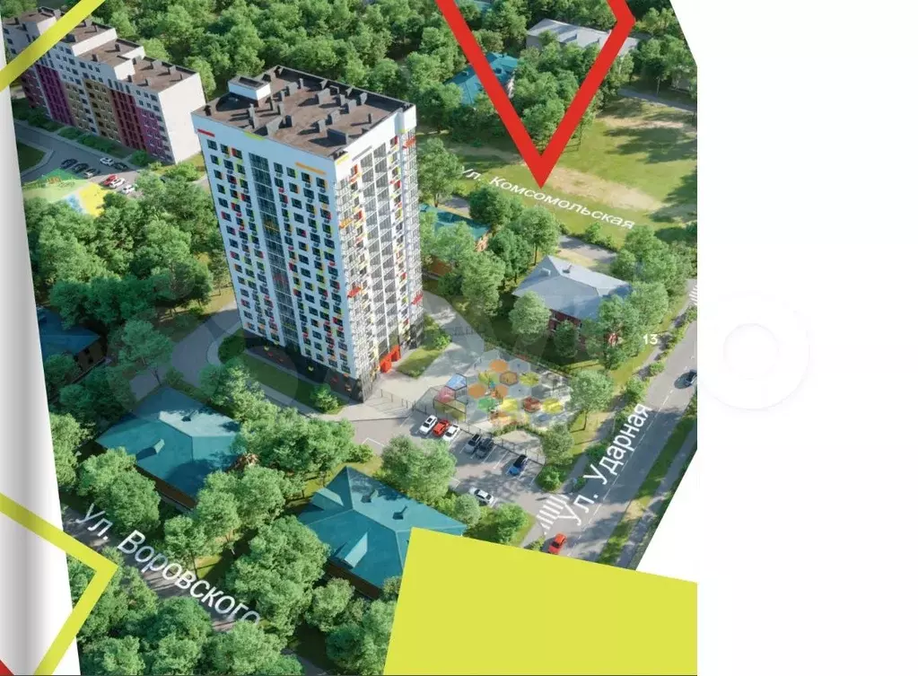 2-к. квартира, 54,6 м, 7/17 эт. - Фото 0