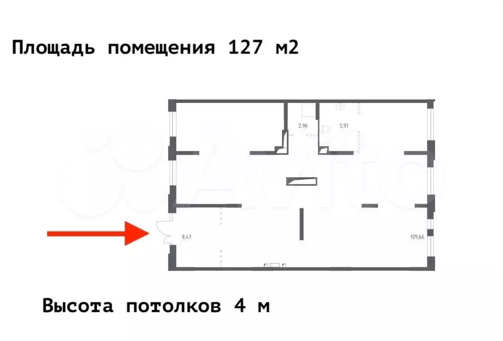 Пятницкие Луга аренда помещения 127 м - Фото 1