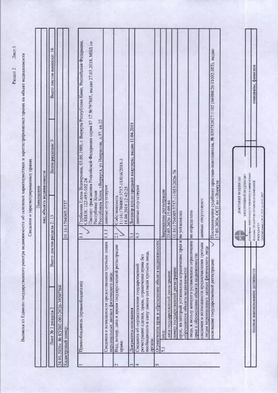 1-к кв. Коми, Воркута ул. Мира, 6А (31.7 м) - Фото 2