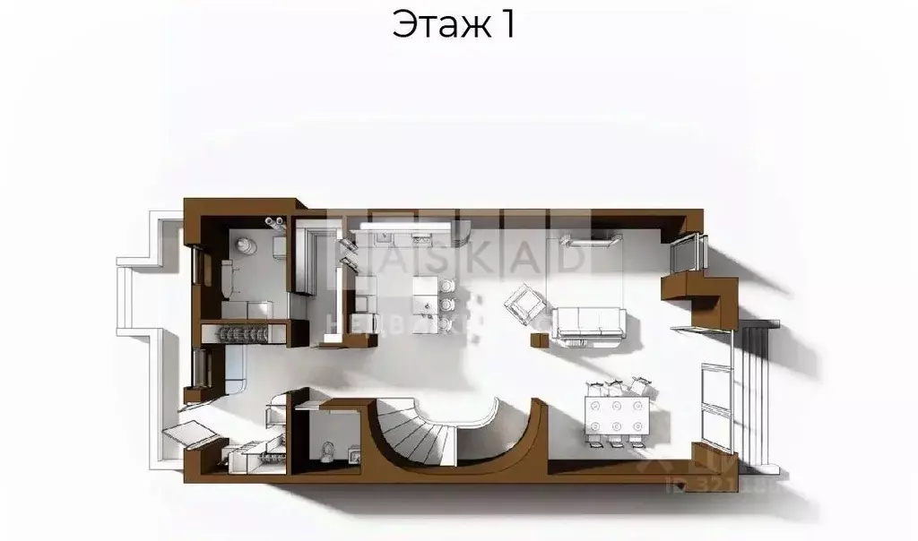 Таунхаус в Московская область, Ступино городской округ, Сапроново кп, ... - Фото 1